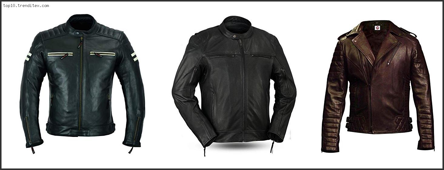 Best Perforated Leather Motorcycle Jacket