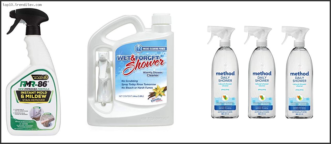 Best Spray And Rinse Shower Cleaner