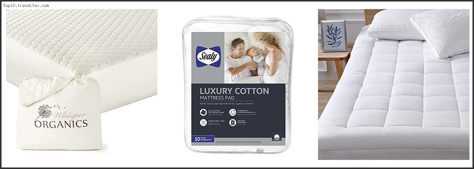 Best 100 Percent Cotton Mattress Pad