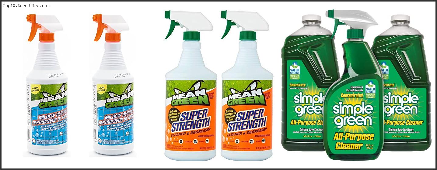 Best Mean Green Bathroom Cleaner