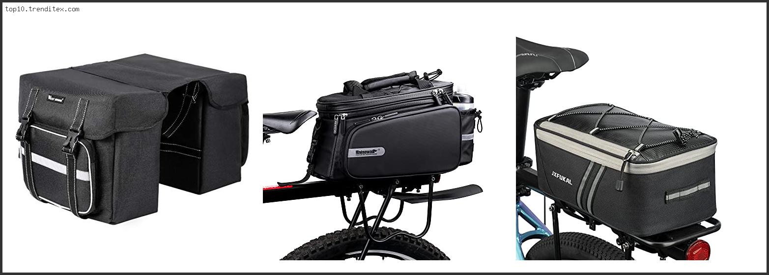 Best Rear Bike Rack Saddle Bags