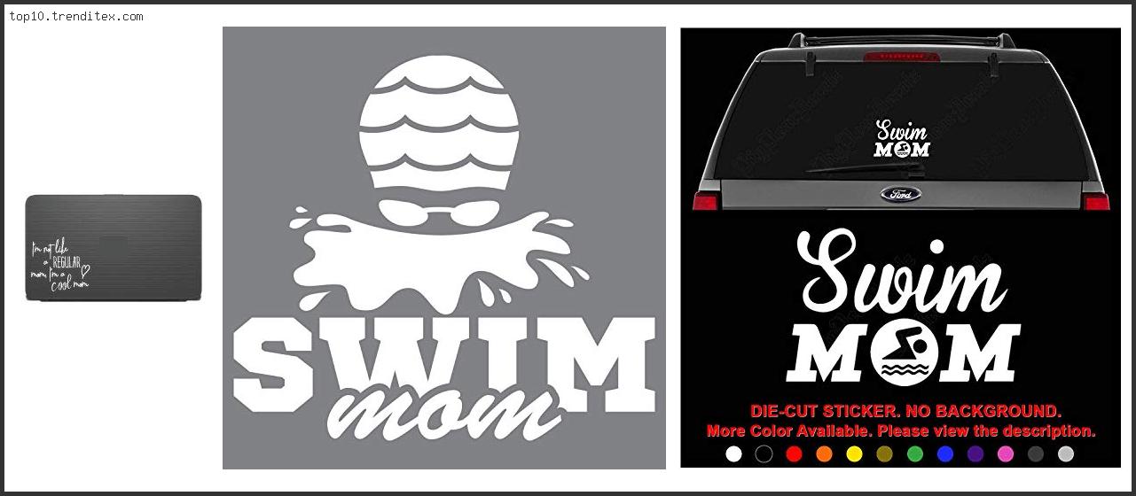 Best Swim Mom Car Decal