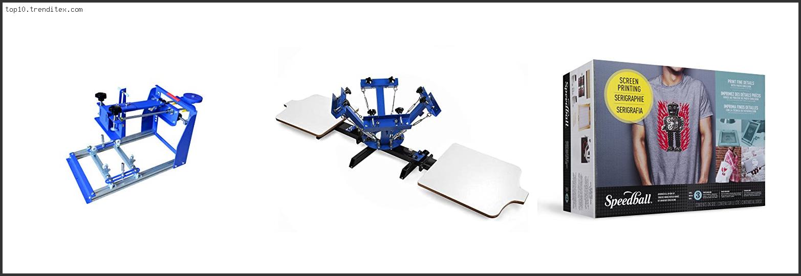 Best Manual Screen Printing Machine