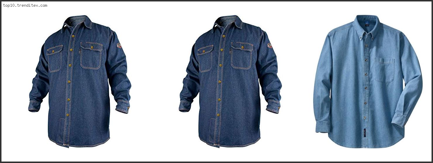 Best Denim Work Shirts For Men Long Sleeve