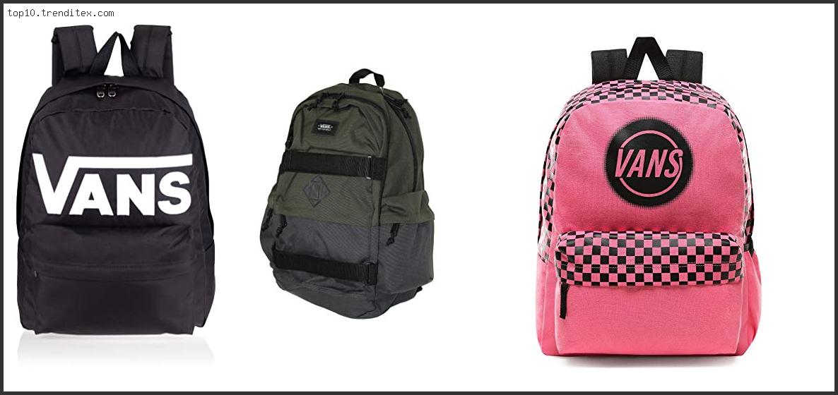 Best Vans Skateboard Backpack