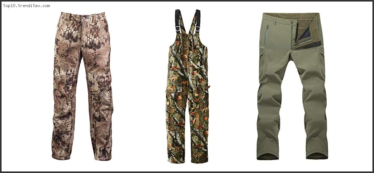 Best Cold Weather Hunting Pants