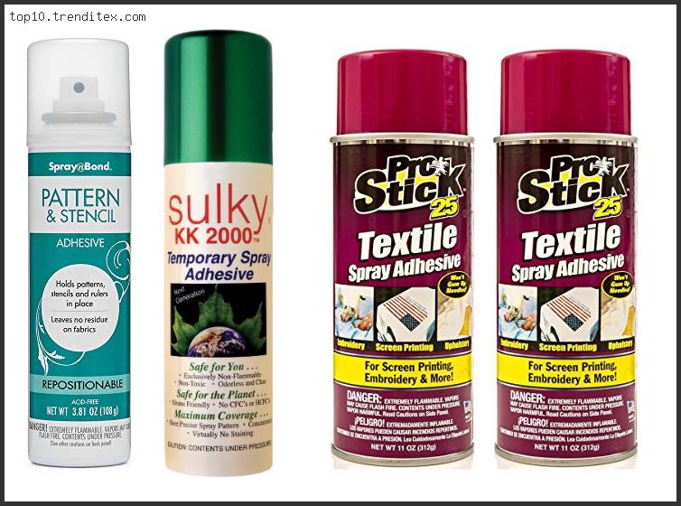 Best Spray Adhesive For Stencils