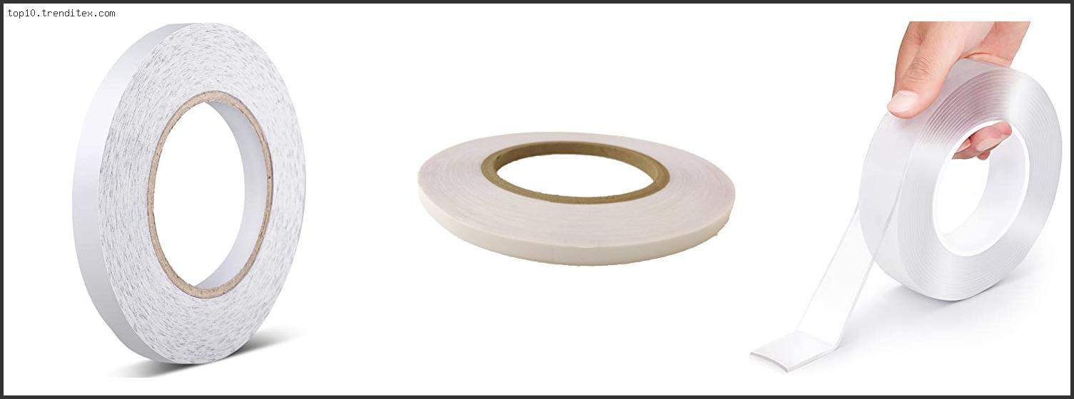 Best Double Sided Tape For Fabric