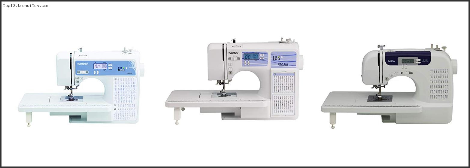 Best Sewing Machine For Quilting