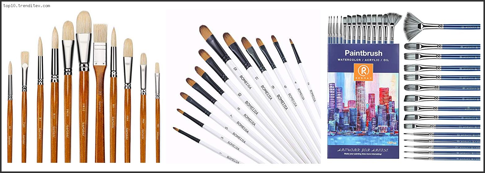 Best Oil Painting Brushes For Professional Artists