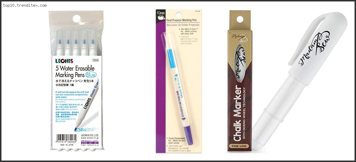 Best Fabric Marking Pen