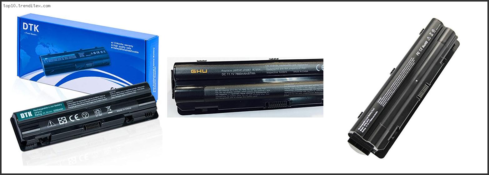 Best Replacement Battery For Dell Xps M1530