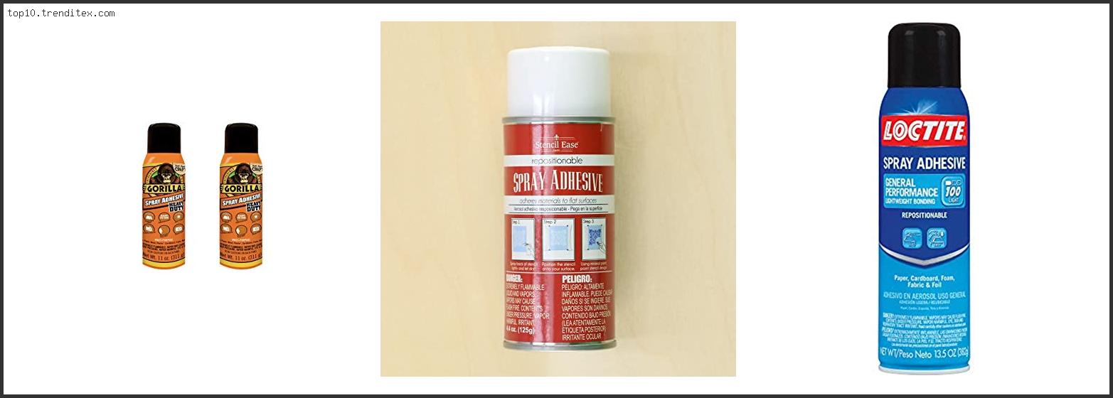 Best Adhesive Spray For Sublimation