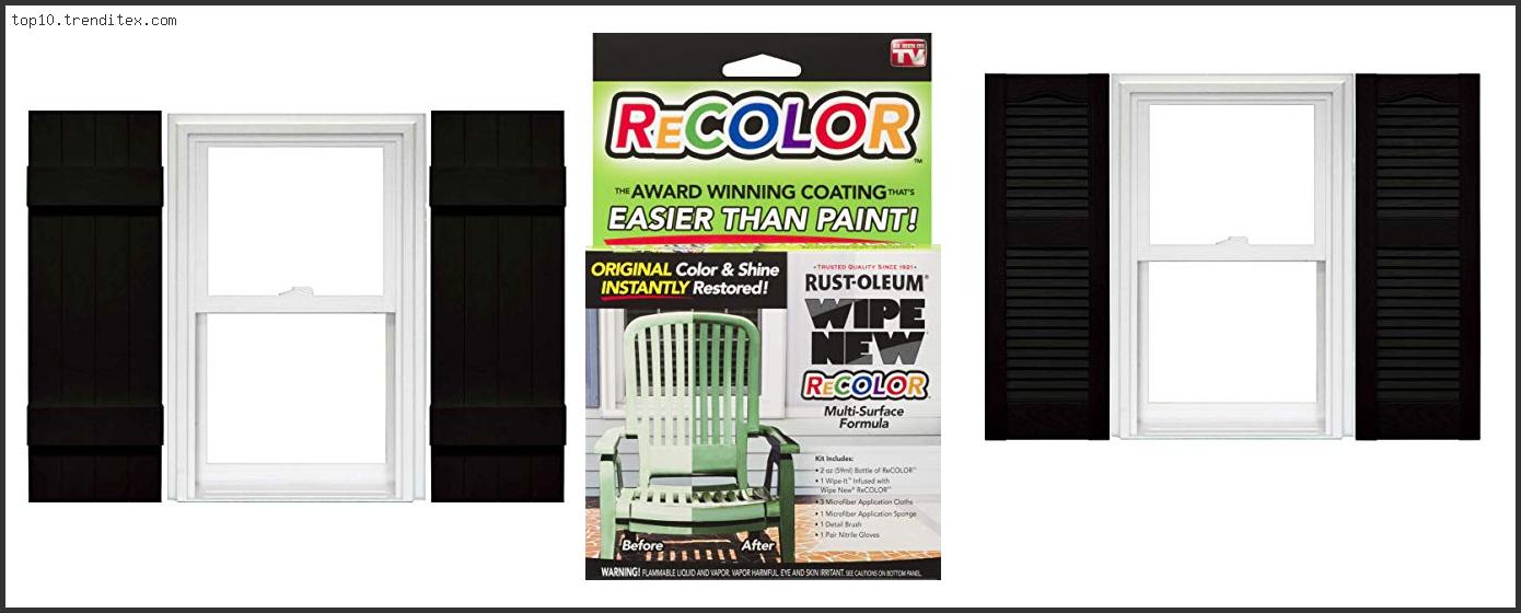 Best Paint For Vinyl Shutters