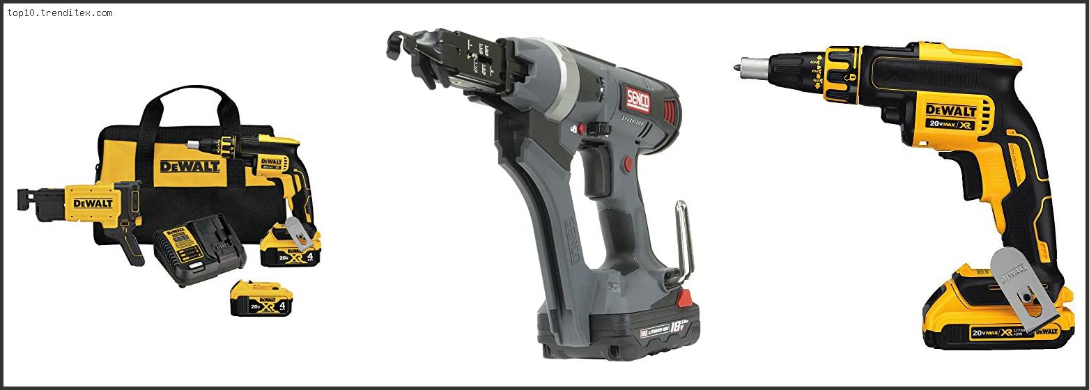 Best Cordless Collated Screw Gun