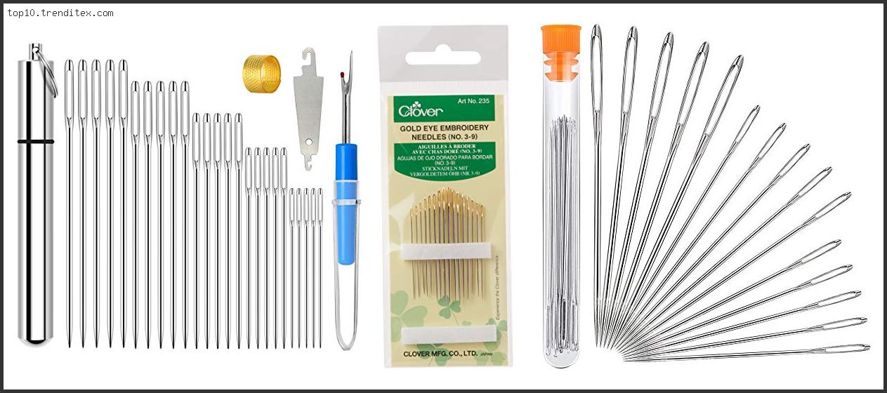 Best Embroidery Needles