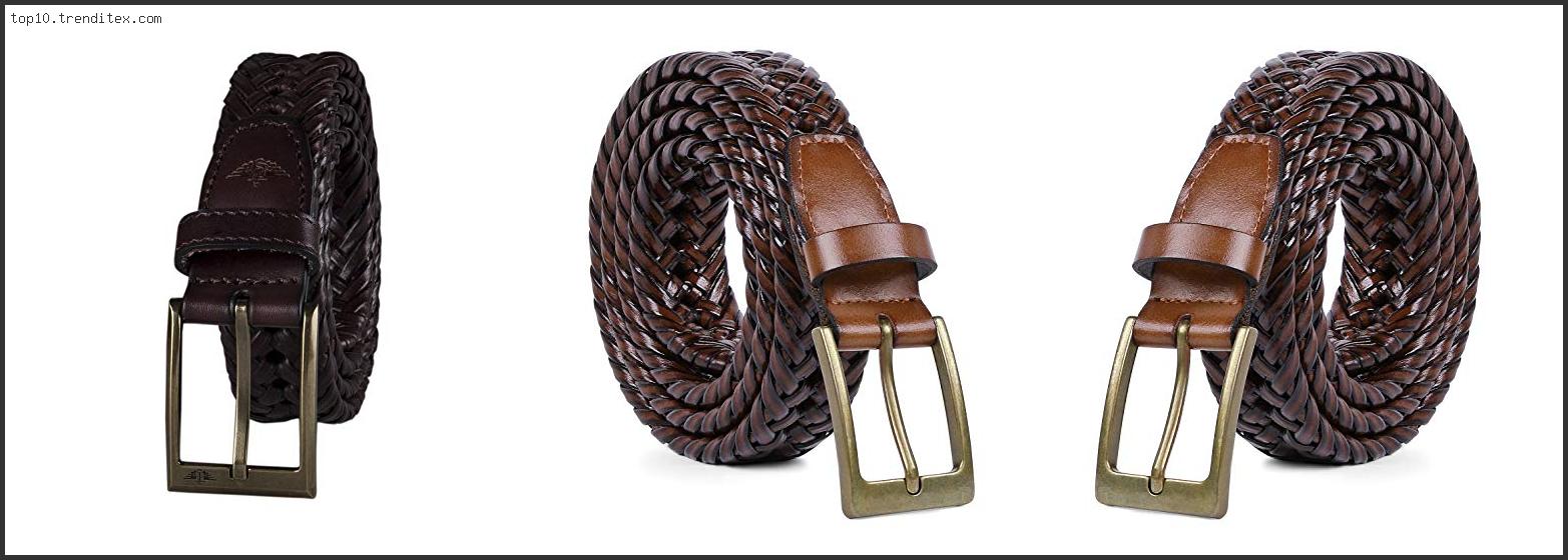 Best Mens Braided Leather Belts