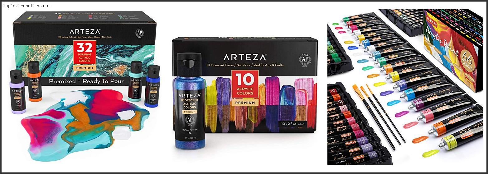 Best Arteza Acrylic Paint Set 60 Colors