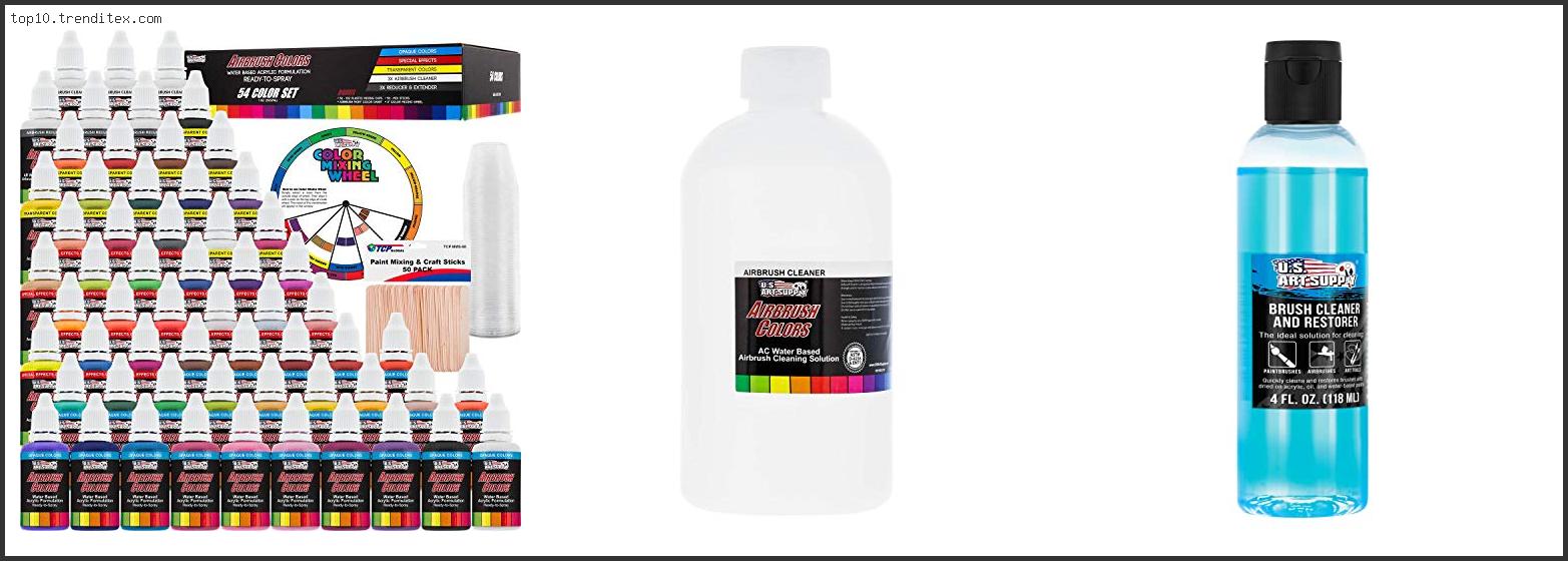 Best Airbrush Cleaner For Acrylic Paint