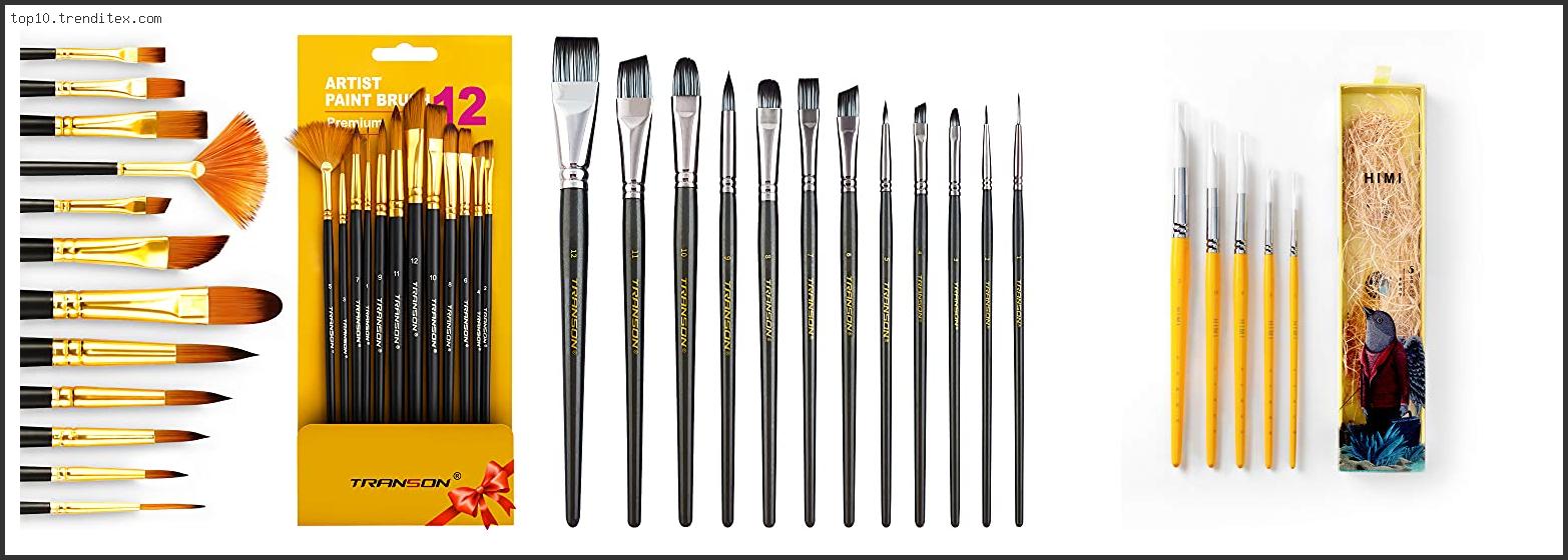 Best Paint Brushes For Gouache