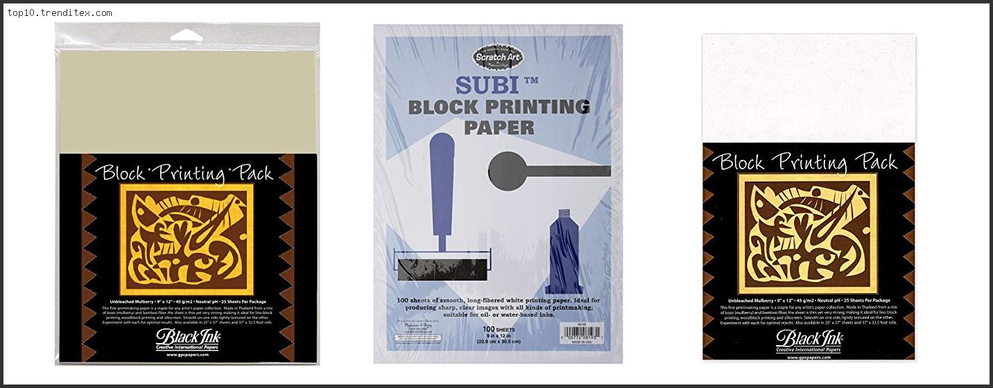 Best Block Printing Paper