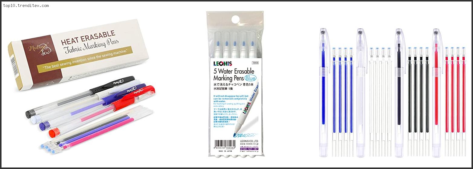 Best Fabric Marking Pens