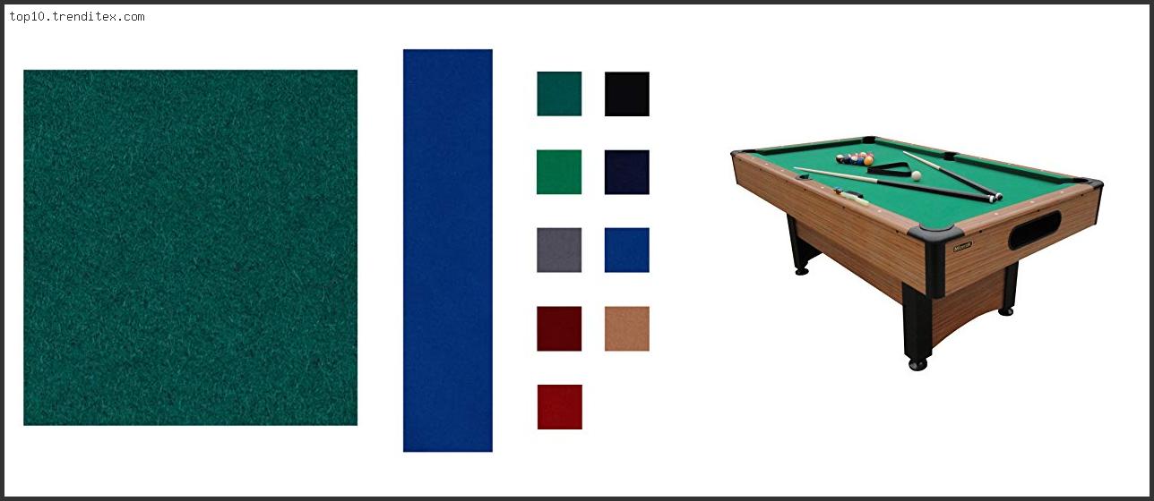 Best Pool Table Cloth For The Money