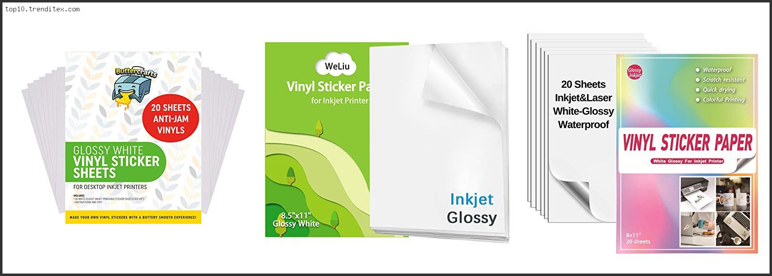 Best Glossy Sticker Paper For Cricut