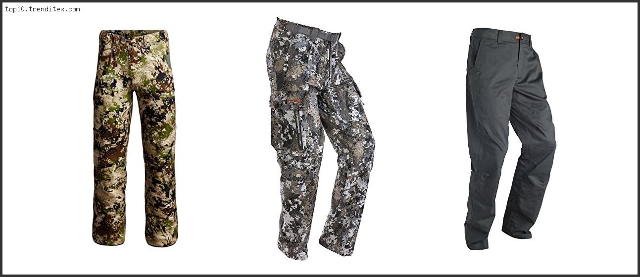 Best All Around Sitka Pants