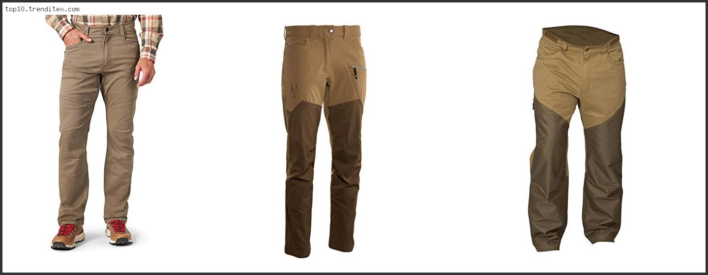 Best Upland Bird Hunting Pants