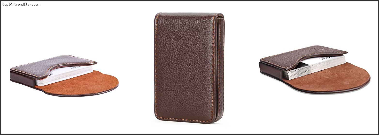 Best Leather Business Card Holder