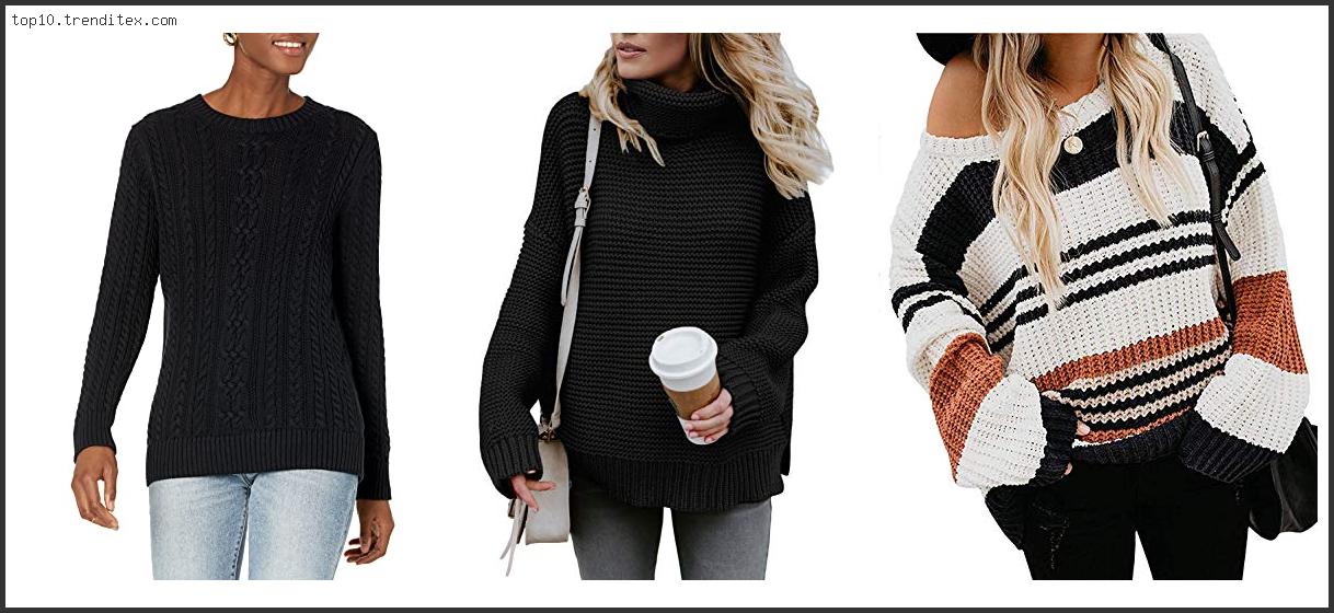 Best Black Knit Sweater Womens