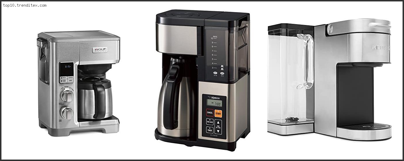 Best Coffee Maker With Removable Water Reservoir