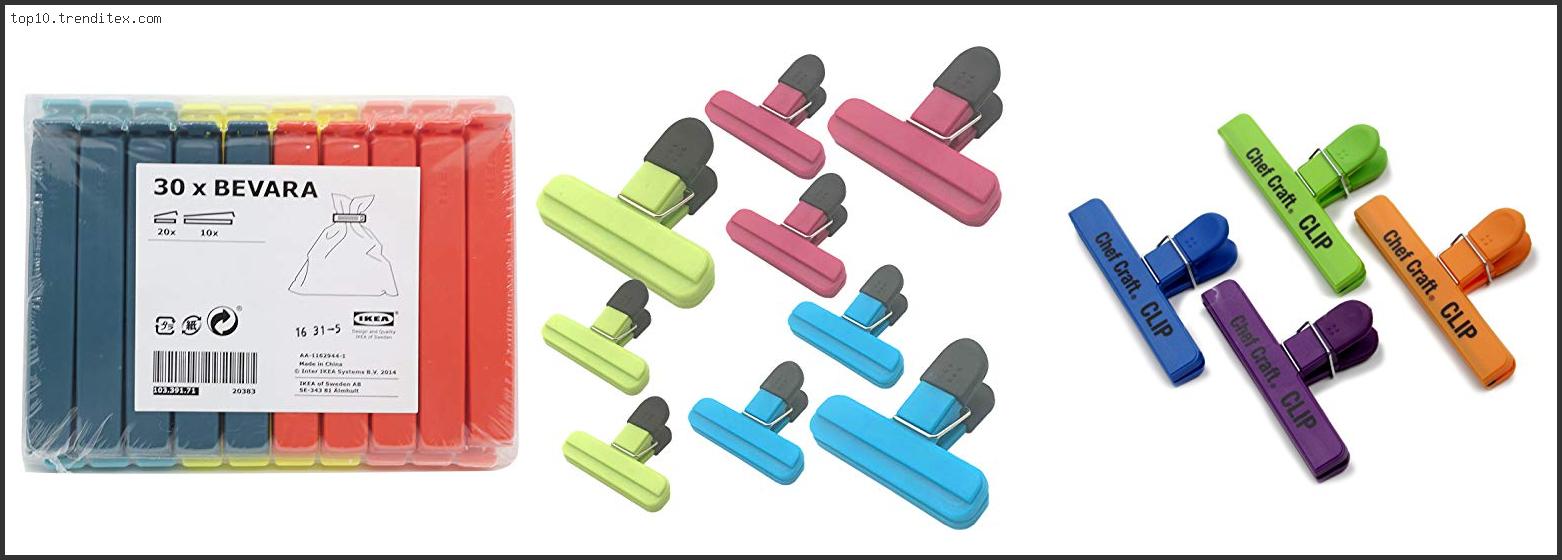 Best Bag Clips Plastic