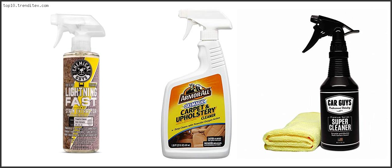 Best Car Seat Fabric Cleaner