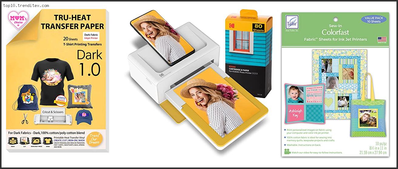 Best Printer For Printing Photos On Fabric