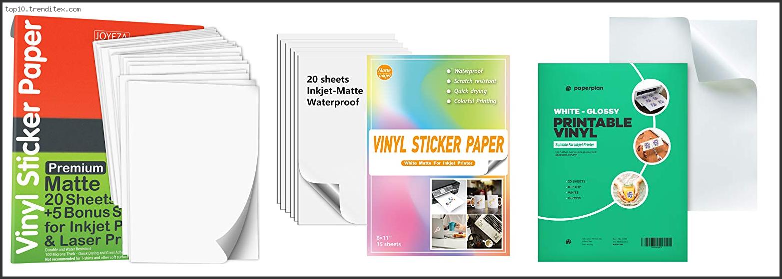 Best Waterproof Sticker Paper For Cricut