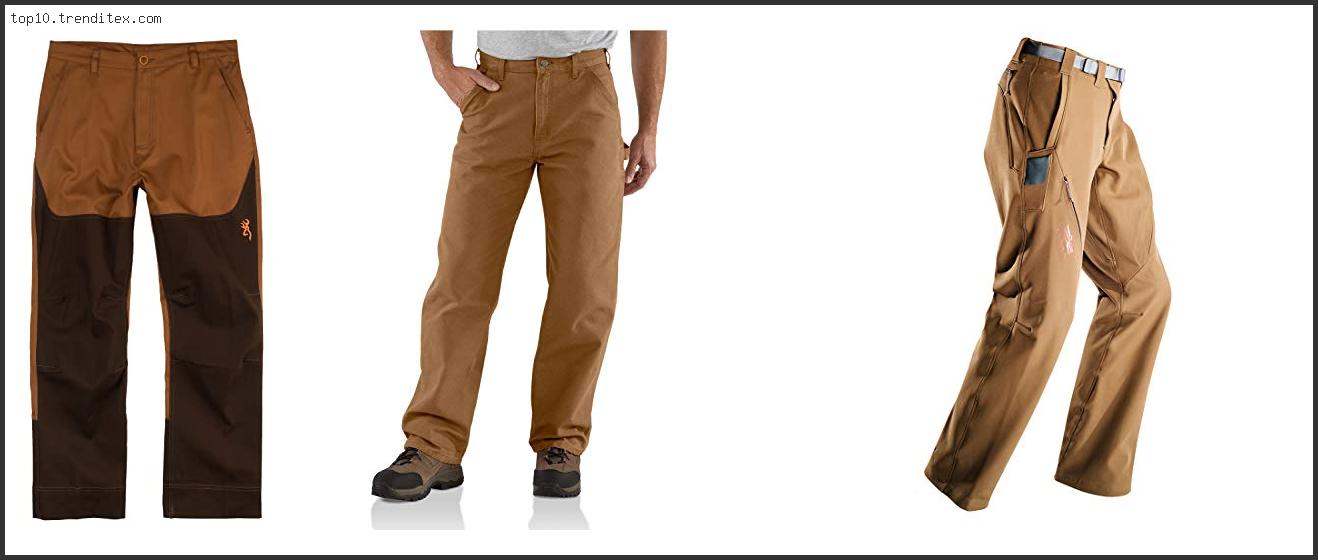 Best Brush Pants For Hunting