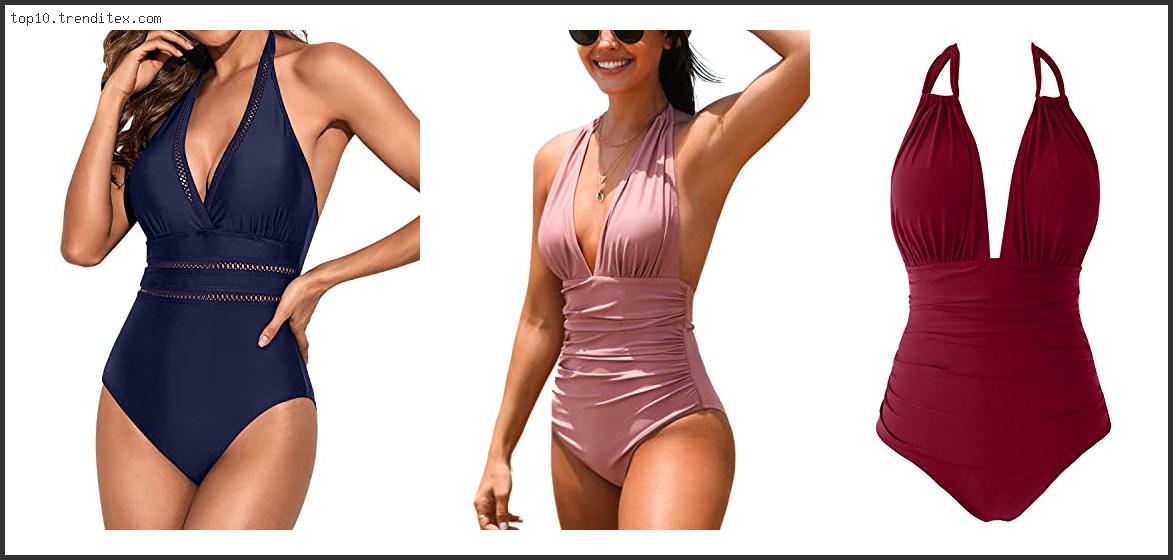 Best Plunge Halter One Piece Swimsuit