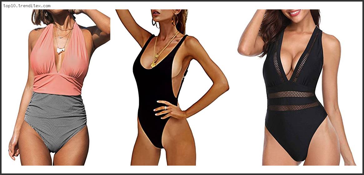 Best Deep Plunge One Piece Swimsuit