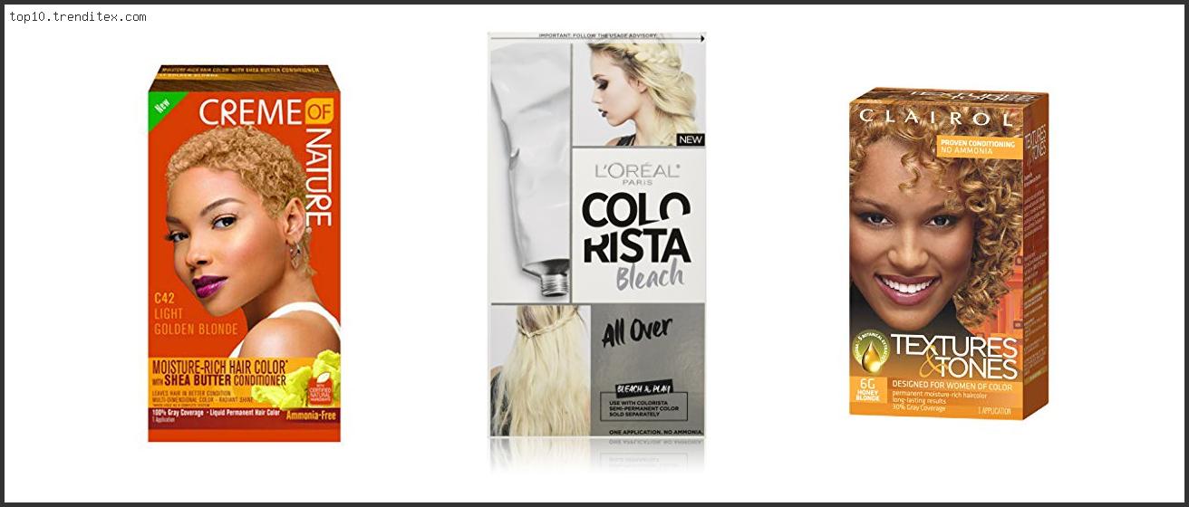 Best Blonde Hair Dye For Black Hair