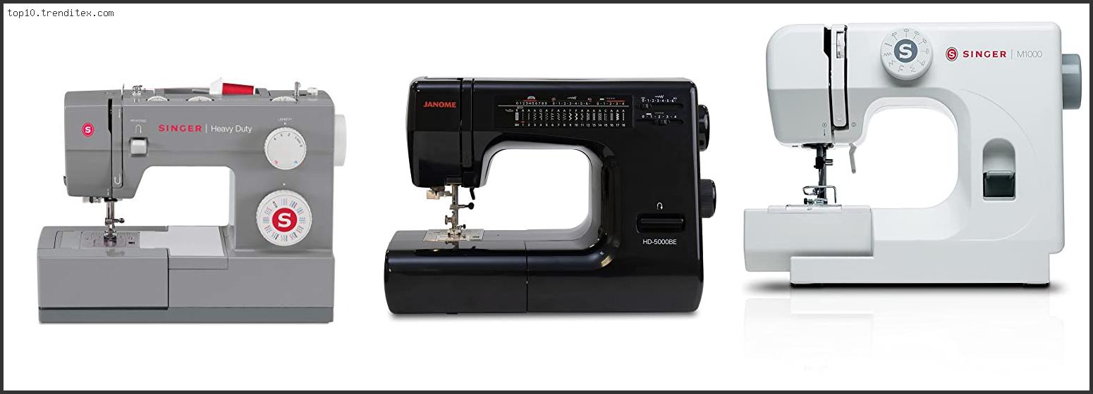 Best Heavy Duty Portable Sewing Machine