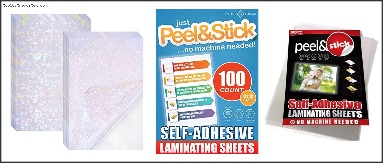 Best Laminating Sheets For Stickers