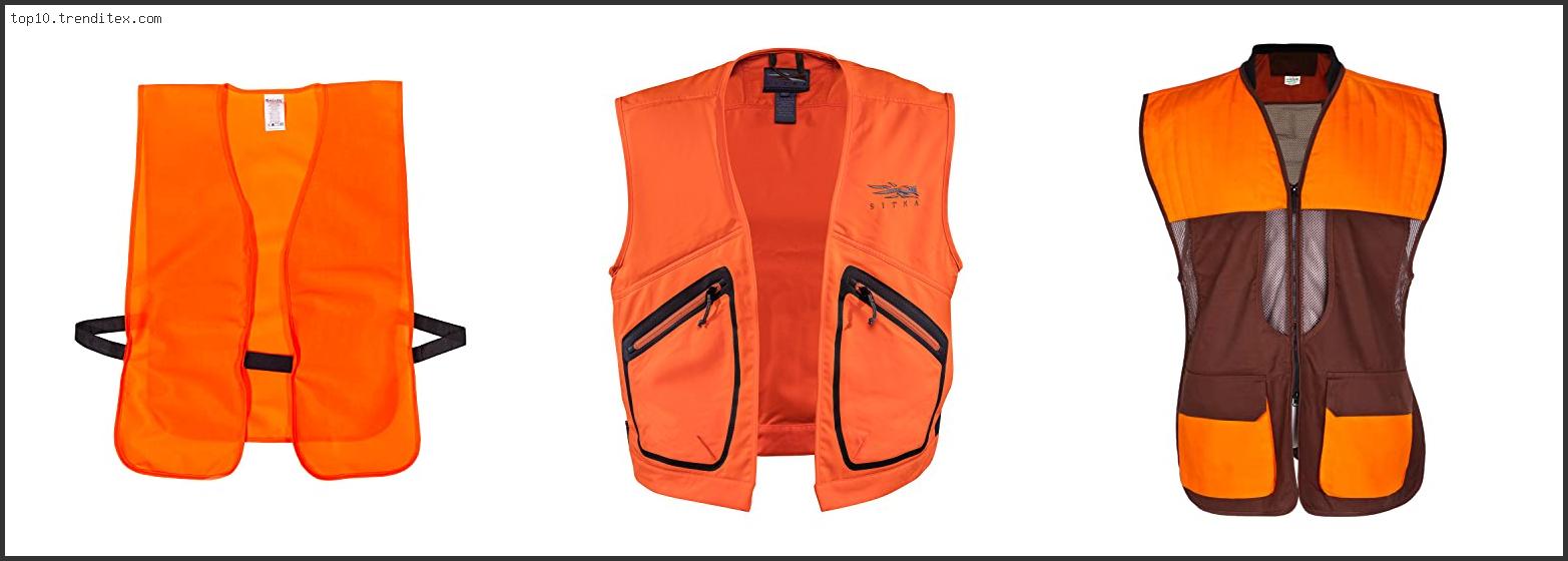 Best Blaze Orange Hunting Vest