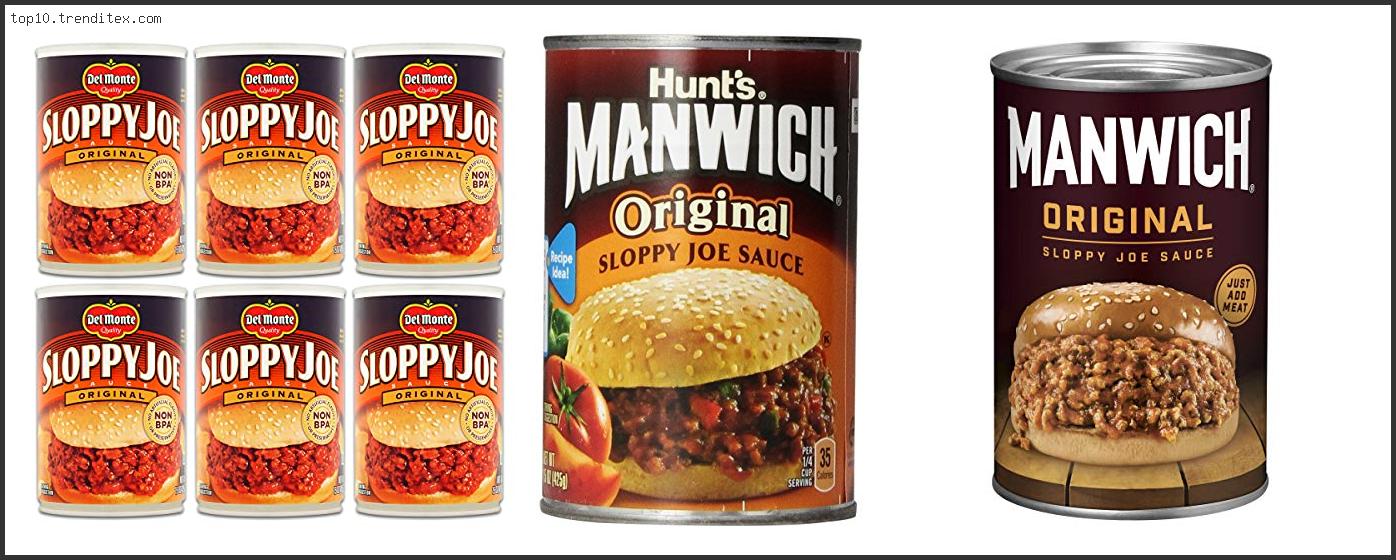 Best Canned Sloppy Joe Sauce