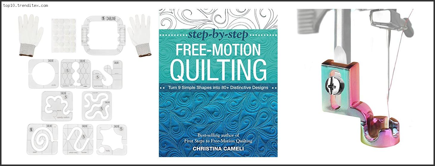 Best Machine For Free Motion Quilting