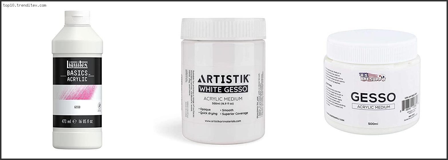 Best Gesso For Acrylic Painting