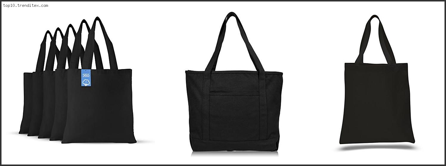 Best Plain Black Canvas Tote Bag