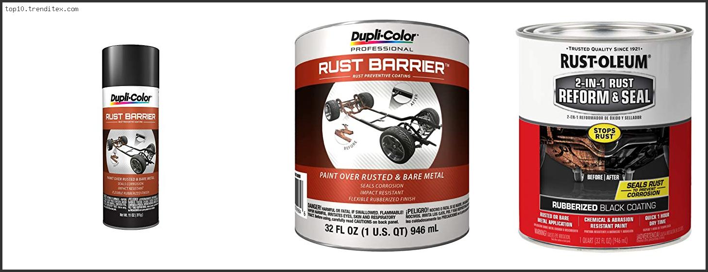 Best Rust Barrier Paint