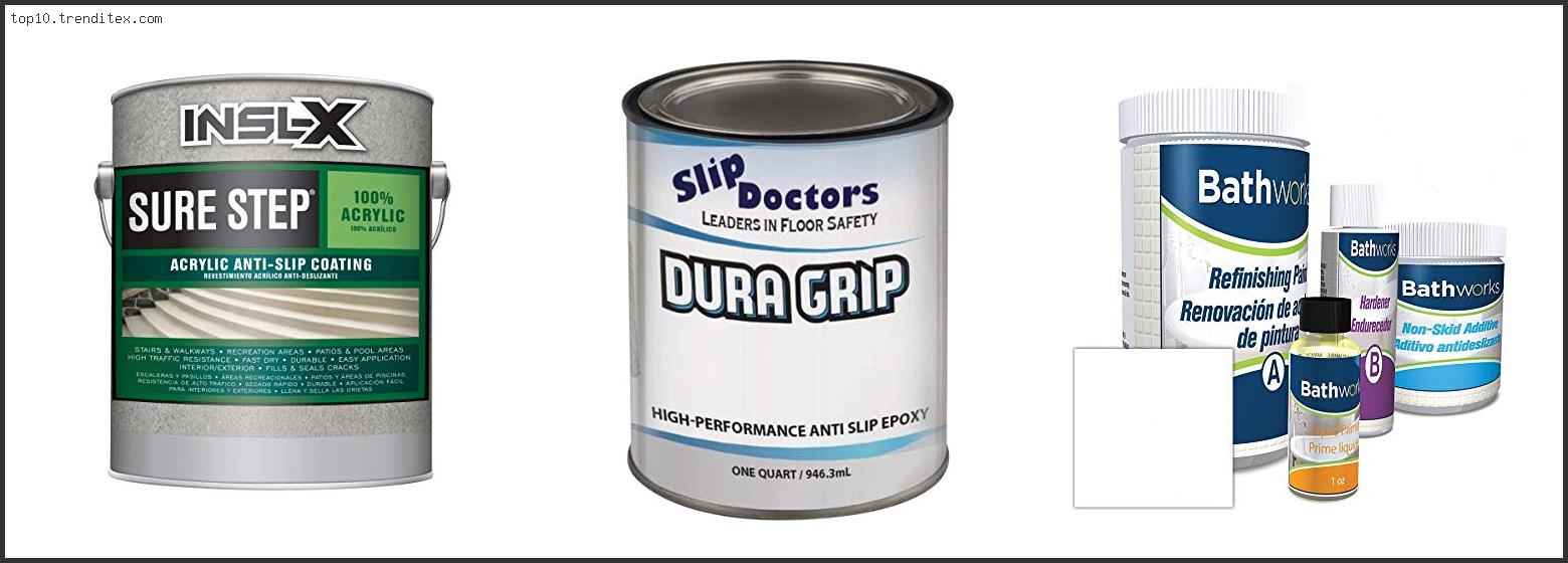 Best Non Slip Epoxy Paint